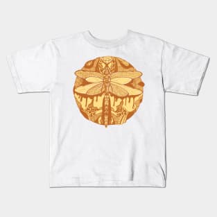 Terracotta Circle of the Dragonfly Kids T-Shirt